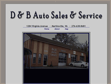 Tablet Screenshot of dandbauto.com